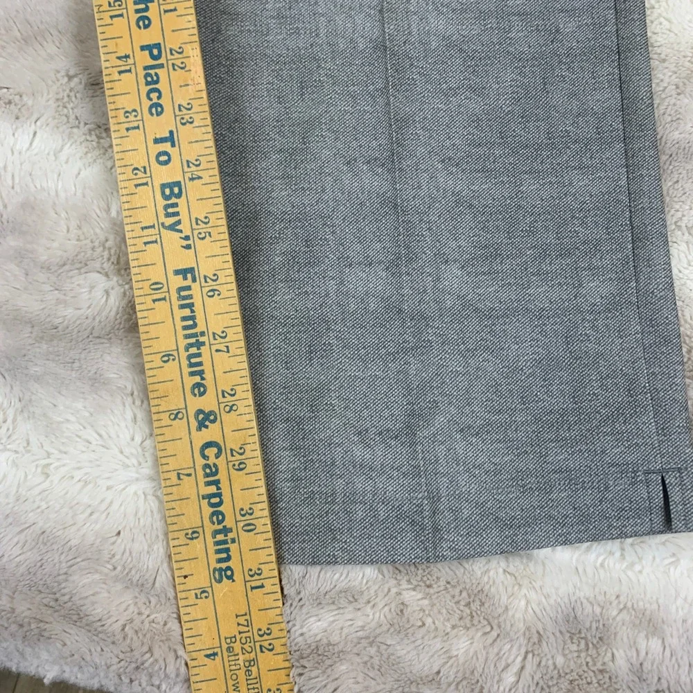 Adidas‎ Mens Grey Heathered Golf Pants 36x32 Flat Front Stretch Trousers